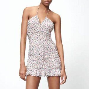 NWT Zara cream halter dress size xs